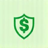 Icon representing saving money or avoiding fines